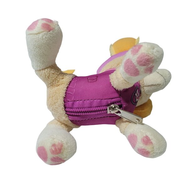 Nickelodeon Paw Patrol Skye Plush Coin Purse Clip On Backpack Stuffed Animal Toy - Picture 4 of 6
